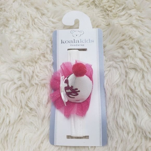 Koala Kids 1st Birthday Headwrap - Picture 2 of 3